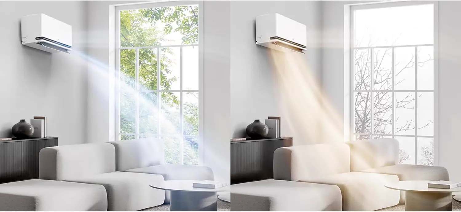 LG Klimaanlage Double Split DualCool Deluxe WiFi 9000 + 9000 vue 17