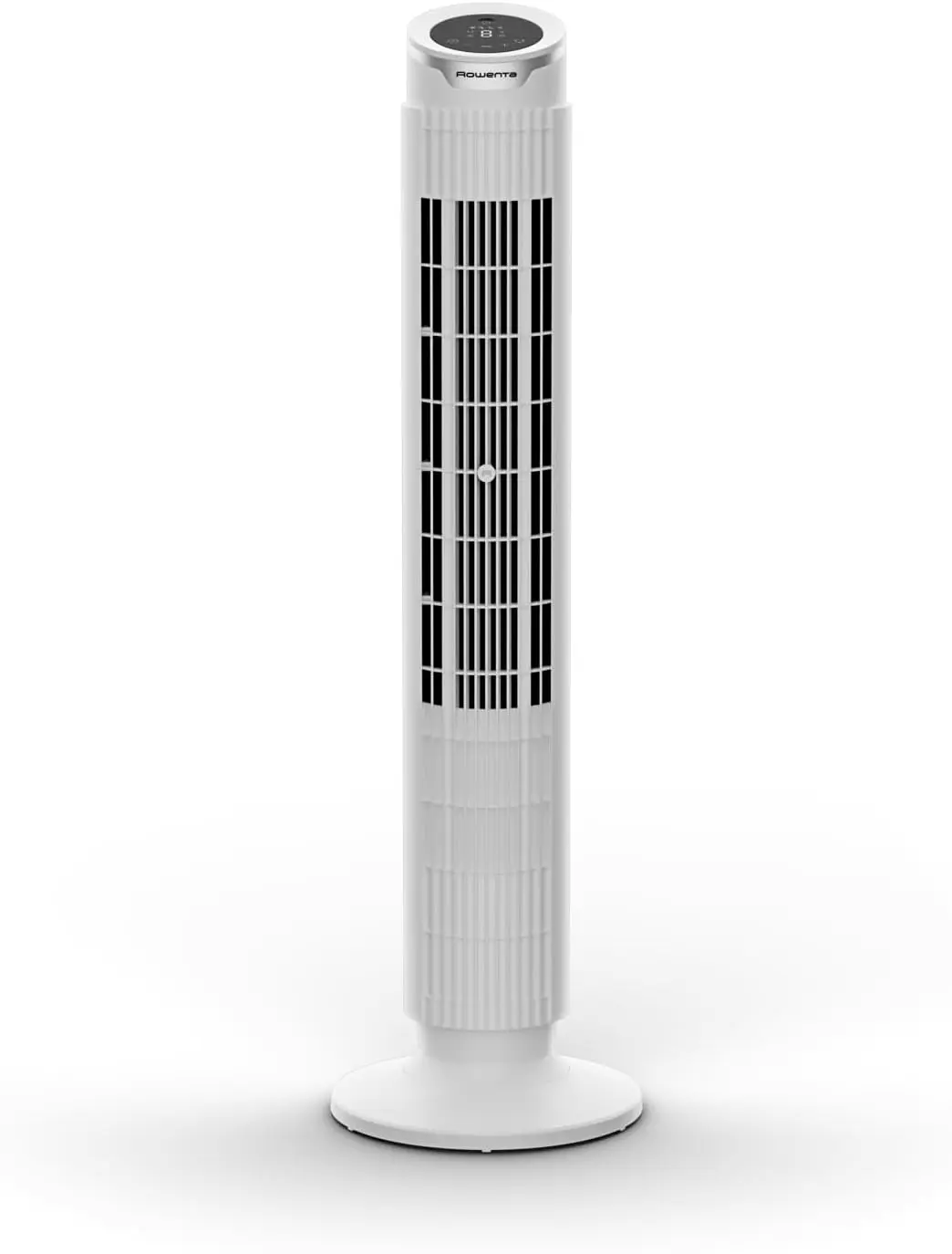 Rowenta Eole Silence Force Turmventilator, leistungsstark, Silent-Modus, 8 Geschwindigkeitsstufen, 4 Automatikmodi, Timer, 90°-Schwenkung, Fernbedienung, Staubschutzabdeckung, Weiß, VU7025F0 vue 2