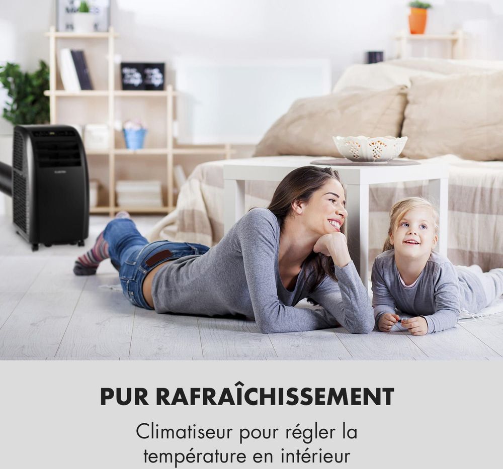 Mobile Klimaanlage Klarstein 25 m² Nachtmodus vue 7